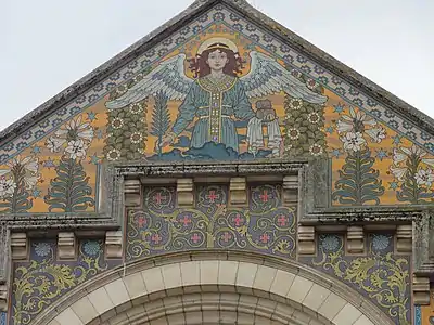 Mosaic of Saint-Étienne church&nbsp;[fr] by Eugène Grasset in Briare