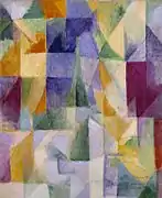 Robert Delaunay, 1912, Windows Open Simultaneously (First Part, Third Motif), oil on canvas, 45.7 x 37.5&nbsp;cm