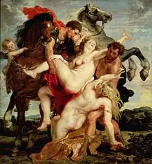 The Rape of the Daughters of Leucippus, c. 1617, oil on canvas, Alte Pinakothek