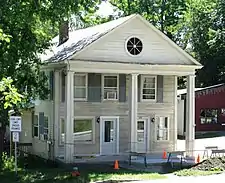 120 Main Street was built c. 1835 in the Greek Revival style