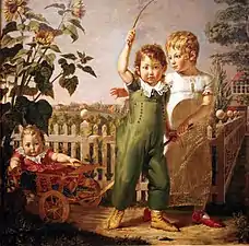 The Hülsenbeck Children (1805–06), 131.5 x 143.5&nbsp;cm.
