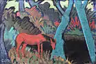 Gypsy horse at black water, 1928, Germanisches Nationalmuseum