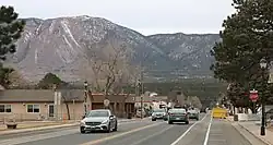 Looking west along 2nd Street