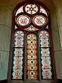 Stained glass with arch