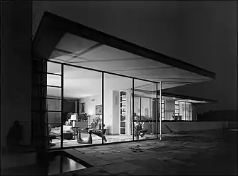 Exterior at night