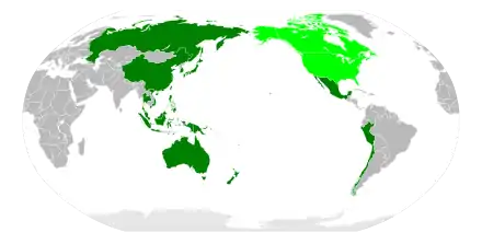Full members of the scheme&nbsp;&nbsp;Transitional members (America and Canada)