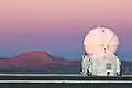VLT's Auxiliary Telescope (AT) 2 with Cerro Armazones in the background. Credit: ESO/G. Lombardi