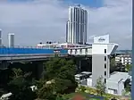 Toll Plaza Provisional Building along Jalan PJU 5/1 southbound.
