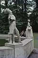 View on sculptures Camera Obscura&nbsp;[nl] in the park