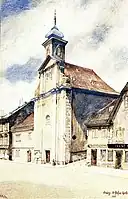 Penzing - St. Rochus Kapelle, 1912 (Chapel of St. Roch, Vienna)