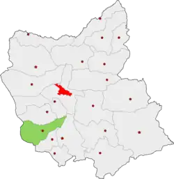 Location of Ajab Shir County in&nbsp;East&nbsp;Azerbaijan&nbsp;province