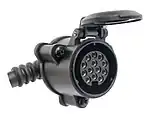 13-pin female socket (ISO&nbsp;11446)
