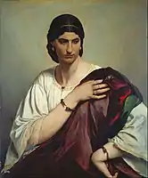 Risi depicted as Vipsania in A Roman Woman by Feuerbach