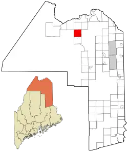Location of Eagle Lake, Maine