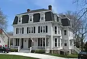 The Second Empire mansion at Borden Farm was built c. 1865