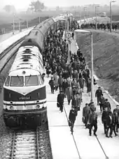 V 180 046 in Halle-Neustadt, 9 June 1967