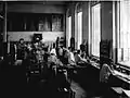 Workers at the pathology lab