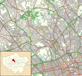 Highgate Hospital is located in London Borough of Camden