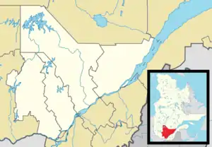 Trois-Rives is located in Central Quebec