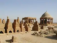 Chaukhandi tombs,25&nbsp;km east of Karachi on N-5 National Highway