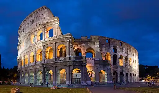 Colosseum, Rome (70–80&nbsp;AD), Roman venue for mass entertainment