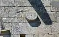 The sundial at SS&nbsp;Peter & Martin's in Condé-on-the-Ifs, France