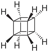 Structural formula of cubane