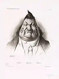 Past, Present, Future, published in La Caricature (1834), lithograph, 19,6 x 21&nbsp;cm.