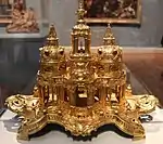 Architectural centrepiece; by Denis René Gastecloux; 1768; gilt-bronze; 30.5 x 43.5 x 24.5 cm; Art Institute of Chicago (Chicago, USA)