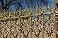 The railings after the restoration