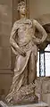 Donatello first version of David (1408–09). Museo Nazionale del Bargello, Florence. Height 191&nbsp;cm.