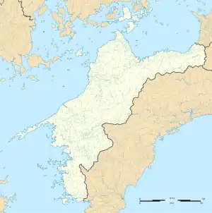 Awai Station is located in Ehime Prefecture