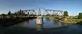 Rail bridge over the Nooksack River