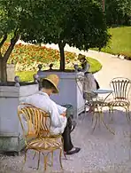 Gustave Caillebotte, Les Orangers (1878), 154.9 × 116.8 cm.