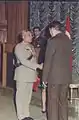 Receiving the Turkish Armed Forces Medal of Honor