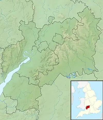 Painswick Stream is located in Gloucestershire