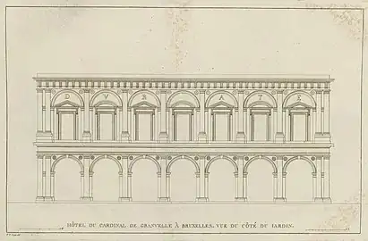 Garden facade