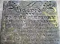 Inscription, upper