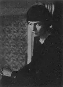 Portrait by Man Ray, c. 1917