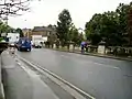 Hanwell Bridge, Uxbridge Road as it crosses the River Brent, looking east.