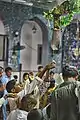 Devotees regard water at the site to be blessed.
