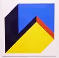 Untitled, 1977, casein tempera on chipboard, 59 × 59&nbsp;cm.