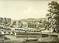 former mouth into the Limmat
