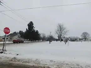 A snowed-over Ijamsville in December&nbsp;2016.