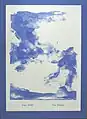 "Vor Island", 1996, cover of the map with 5 color lithographs