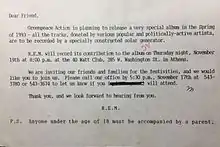 A live version of "Drive" recorded at this November&nbsp;19, 1992 show appears on Alternative NRG.