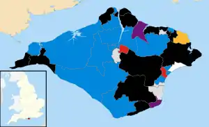 2013 results map