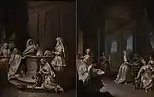 Antique Virgins (Left, 1727) and Moderne Virgins (right, 1728)