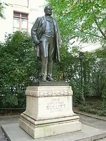 John Christian Bullitt sculpture by John J. Boyle