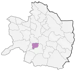 Location of Kashmar County in&nbsp;Razavi&nbsp;Khorasan&nbsp;province